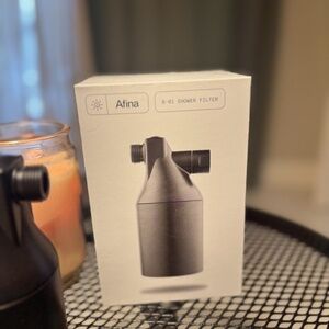 ALFINA b01 Shower Filter Wks w Handheld & Fixed Showerhead Hard Water Filter NIB